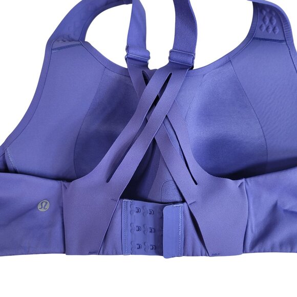 Lululemon AirSupport Bra Purple 38C Lavender Fog Indigo Charged Full Coverage - Picture 7 of 13